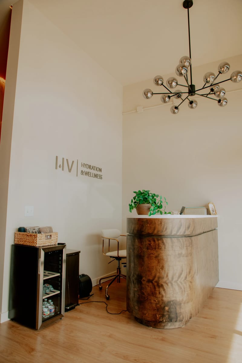I IV Hydration & Wellness Bentonville lounge lobby